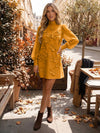 Jersey A-Line High Neck Formal Dresses with 3D Flowers