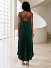 Chiffon A-Line Halter Formal Dresses with Delicate Pleated