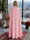 Jersey A-Line V Neck Formal Dresses with 3D Flowers