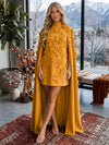 Jersey A-Line V Neck Formal Dresses with 3D Flowers