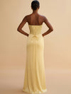 Satin Mermaid Sweetheart Formal Dresses with Sparkling Full‑Sequin Strapless Corset Bodice