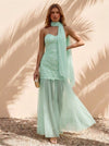 3D Flower Lace A-Line Sweetheart Formal Dresses with 3D Flower Lace