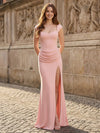 Jersey Mermaid Sweetheart Slit Formal Dresses