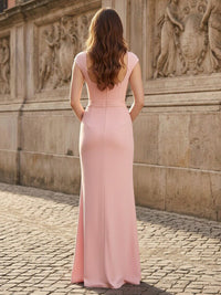 Jersey Mermaid Sweetheart Slit Formal Dresses
