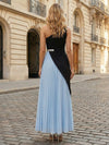 Chiffon A-Line One Shoulder Splicing Evening Dresses