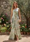 Jacquard Mermaid One Shoulder Evening Dresses with Ruffles