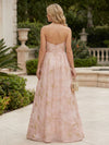 Jacquard Mermaid Strapless Evening Dresses with Bow