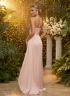 Satin Mermaid Strapless Evening Dresses with Sash