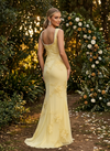 Tulle Mermaid Square Neck Evening Dresses with Embroidery