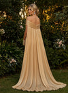 Laces Sheath Off the Shoulder Evening Dresses with Sash