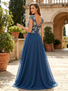 Chiffon A-Line V Neck Mother of the Bride Dresses with Sequin Embroidery