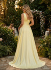 Satin Mermaid One Shoulder Pleated Evening Dresses