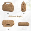 Women's  Straw Dumpling Beach Vacation Evening Handbag