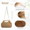 Women's  Straw Dumpling Beach Vacation Evening Handbag