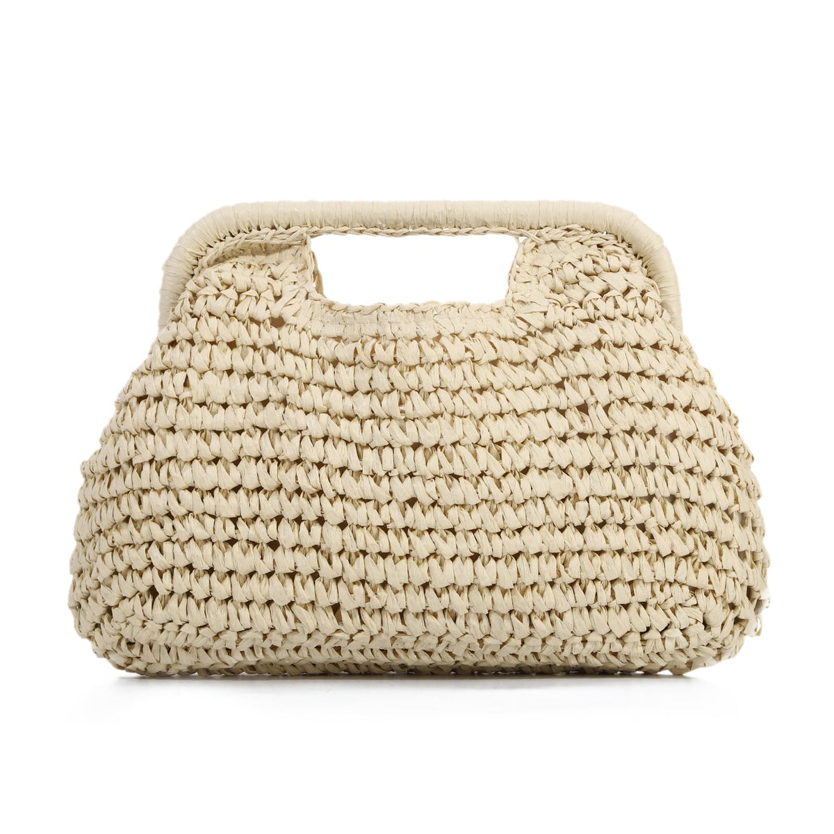Women's  Straw Dumpling Beach Vacation Evening Handbag