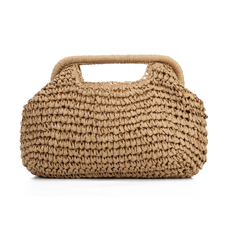 Women's  Straw Dumpling Beach Vacation Evening Handbag