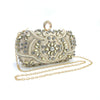 Women's Beaded Rhinestone Clutch Evening Wedding Handbag