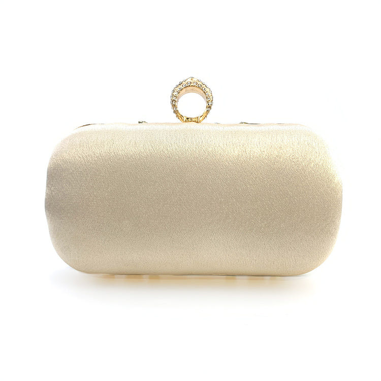 Women's Beaded Rhinestone Clutch Evening Wedding Handbag