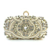 Women's Beaded Rhinestone Clutch Evening Wedding Handbag