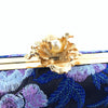 Vintage Pearl Floral Embroidered Clutch Purse Evening Handbag for Women