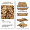 Summer Beach Straw Cloud Dumpling Woven Handbag for Women