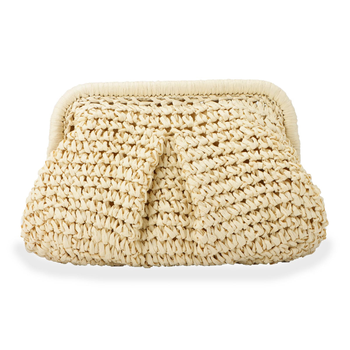 Summer Beach Straw Cloud Dumpling Woven Handbag for Women