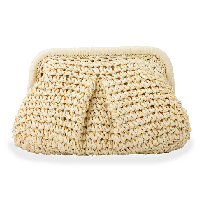 Summer Beach Straw Cloud Dumpling Woven Handbag for Women