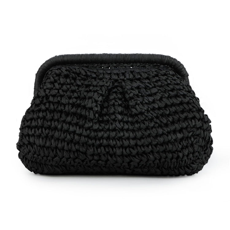 Summer Beach Straw Cloud Dumpling Woven Handbag for Women