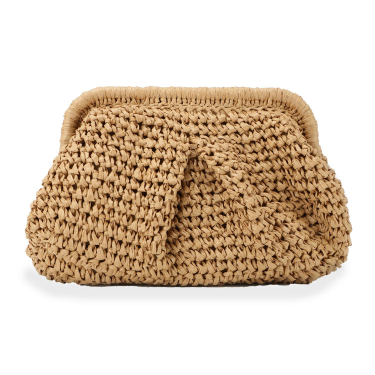 Summer Beach Straw Cloud Dumpling Woven Handbag for Women