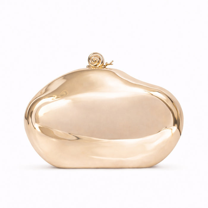 Women's Acrylic Irregular Shell Wedding Evening Party Clutch with Chain