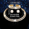 Women's Wedding Luxurious Rhinestone Alloy Prom Party Pieces Jewelry Set