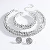 Women's Wedding Luxurious Rhinestone Alloy Prom Party Pieces Jewelry Set