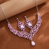 Elegant Teardrop Rhinestone Sparkling Banquet Party Jewelry Set for Women