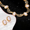 Turquoise Thick 2 Pieces Jewelry Bridal Wedding Sets for Women