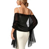 Women's Solid Chiffon Soft Formal Wedding Scarf Formal Shawl Wraps