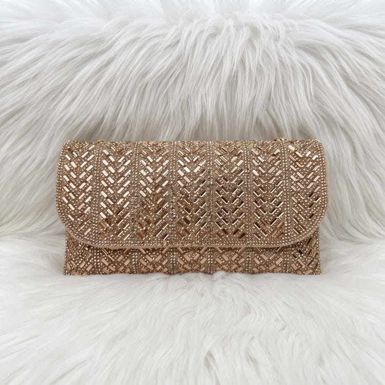 2026 Sparkle Rhinestones Clutch Purse Studded Evening Bag