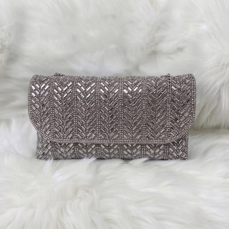 2026 Sparkle Rhinestones Clutch Purse Studded Evening Bag