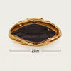 Women Gold Metallic Pleated Cloud Clutch Purse Soft Ruched Pouch Detachable Chain Crossbody Bag For Wedding Prom Evening Party