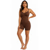Seamless Spaghetti Strap Bodysuit Shapewear Tummy Control Butt Lifting Short‑Leg Body Shaper For Women Under Dresses