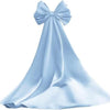 Detachable Oversized Satin Back Bow Statement Bridal Gown Accessory Decorative Large Bow With Long Tails For Wedding Evening Formal Dress