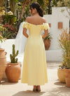 Jersey A-Line Off the Shoulder Cocktail Dresses with 3D Flowers