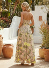 Jacquard A-Line Halter Cocktail Dresses with Floral Embroidery