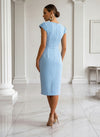 Chiffon A-Line Spaghetti Straps Evening Dresses with 3D Flowers