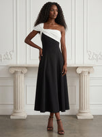Jersey A-Line One Shoulder Cocktail Dresses with Pleated