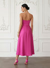 Satin A-Line Off Shoulder Cocktail Dresses with 3D Flowers