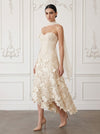 Lace Appliques A-Line Sweetheart Cocktail Dresses with Asymmetrical Hem