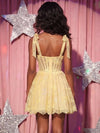 A-Line Sweetheart Homecoming Dresses with Subtle Sequins