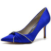 Stiletto Heel Elegant Rhinestone Knot Wedding Shoes for Women