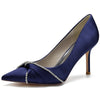 Stiletto Heel Elegant Rhinestone Knot Wedding Shoes for Women