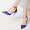 Women's Pointed Toe Ankle Straps Minimalist Wedding Party Shoes